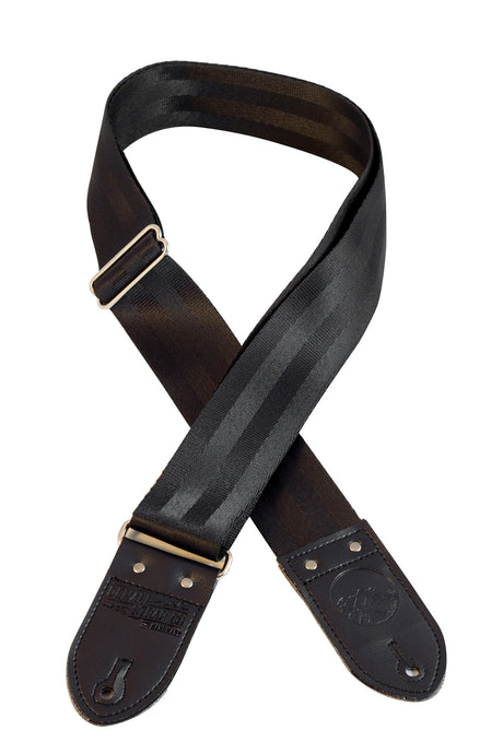 Black Seatbelt Guitar Strap