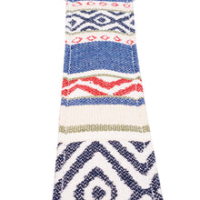 Blue and Red Southwest Saddle Blanket Guitar Strap