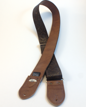 The Dark Brown Western Guitar Strap