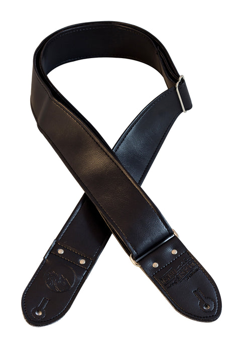 Classic All Black Guitar Strap