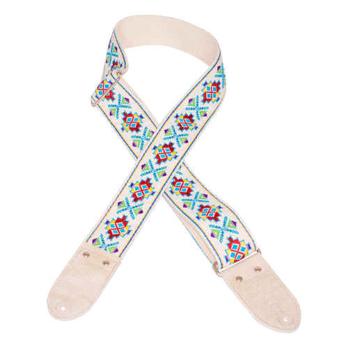 Natural Southwest Vintage Ribbon Guitar Strap