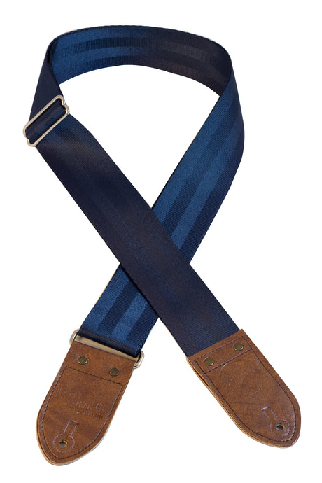 Classic Seatbelt Guitar Strap - Navy