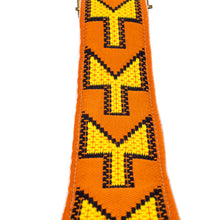 Orange & Yellow Southwest Vintage Ribbon Guitar Strap