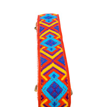 Red Southwest Vintage Ribbon Multi Purpose Skinny Strap