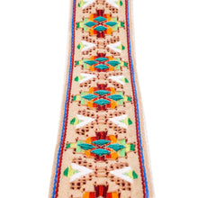 Tan & Brown Southwest Vintage Ribbon Guitar Strap