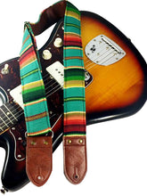Turquoise Saddle Blanket Guitar Strap