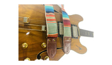 Orange Sunset Saddle Blanket Guitar Strap