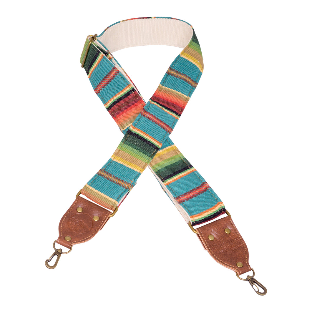 Turquoise Saddle Blanket Camera Strap